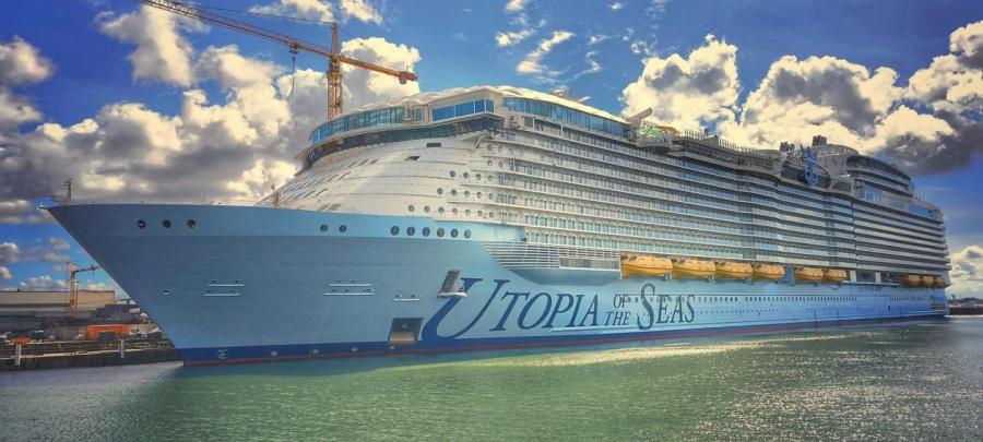Utopia of the Seas достраивается в Сен–Назере. Utopia of the Seas достраивается в Сен–Назере.